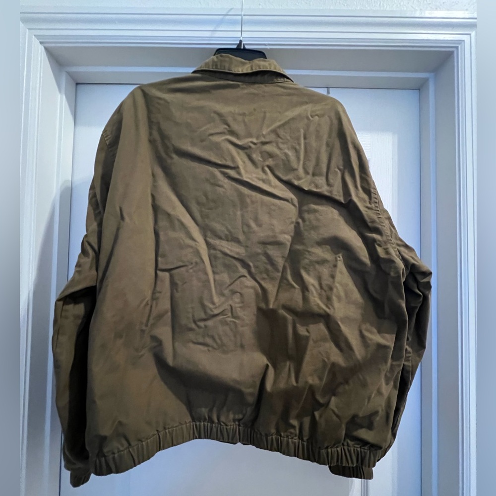Final Mega Sale! Ralph Lauren Olive/Bark Bomber Jacket with Zip—Great condition! - Picture 7 of 7